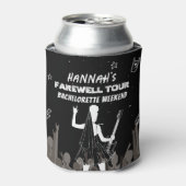 Laatste Tour Punk Rock Band Bachelorette Party naa Blikjeskoeler (Blikje Voorkant)