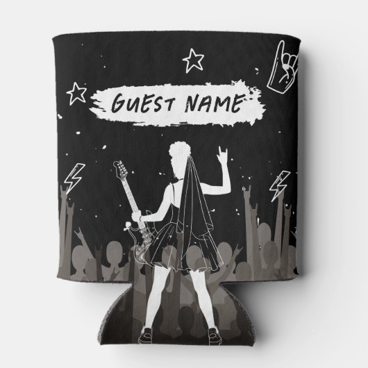 Laatste Tour Punk Rock Band Bachelorette Party naa Blikjeskoeler (Achterkant)