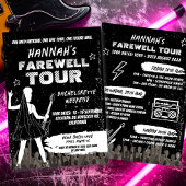 Laatste tour Punk Rock Band Bachelorette Weekend Kaart