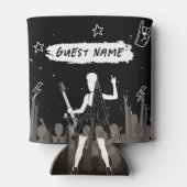 Laatste Tour Punk Rock Band Meisjes Avond naam Blikjeskoeler (Achterkant)