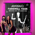 Laatste tour Punk rockband Bachelorette Welcome Si Wandkleed<br><div class="desc">Zet het volume harder voor de ultieme send-off! Dit edgy punk rock-collectie heeft alles wat je nodig hebt voor het "Farewell Tour" -weekend van de bruid - grunge-achtige uitnodigingen, wilde feestspellen, gewaagde bewegwijzering en extra's die rock 'n' roll schreeuwen. Perfect voor leren jassen, visnetten en een laatste mosh voor de...</div>