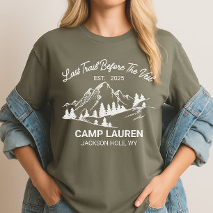 Laatste Trail Voor de Sluier Shirt, Aangepast Kamp T-shirt