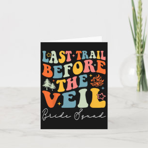 Laatste Trail Voor De Veil Bride Squad Camping Ter Kaart