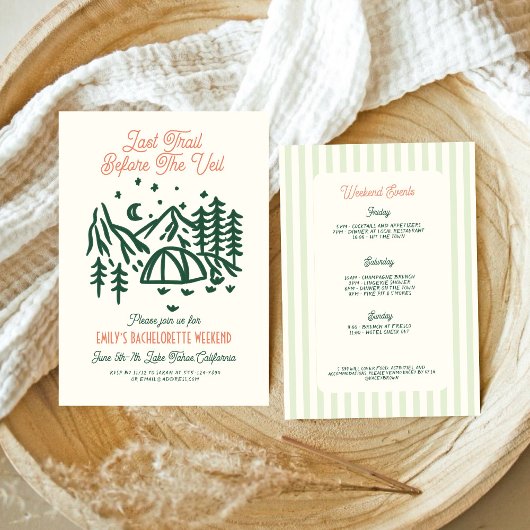 Laatste Trail voor het Vail Bachelorette Weekend Kaart