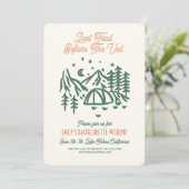 Laatste Trail voor het Vail Bachelorette Weekend Kaart (Staand voorkant)