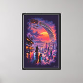 Laatste Trein naar Aurelion Canvas Afdruk (Voorkant)
