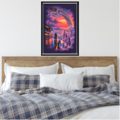 Laatste Trein naar Aurelion Canvas Afdruk (Insitu (Slaapkamer))