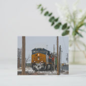 Laatste trein naar Clarksville Briefkaart (Staand voorkant)