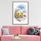 Laatste Tuinman Canvas Afdruk (Insitu (Woonkamer))