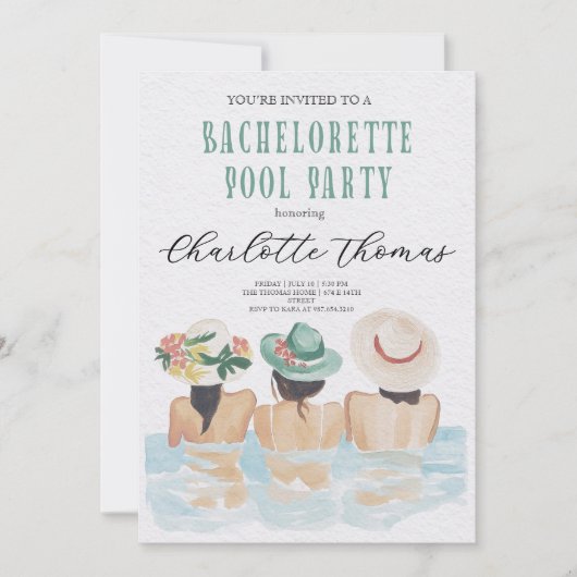Laatste uitje voor de ring Bachelorette Bash Kaart (Voorkant)