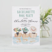 Laatste uitje voor de ring Bachelorette Bash Kaart (Staand voorkant)