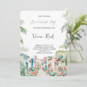 Laatste uitje voor de ring Bachelorette Bash Kaart (Staand voorkant)