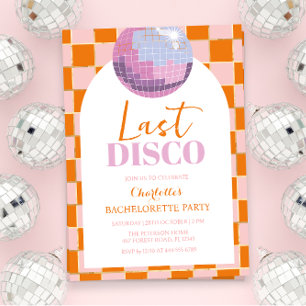 Laatste uitnodiging van Disco Bachelorette Party