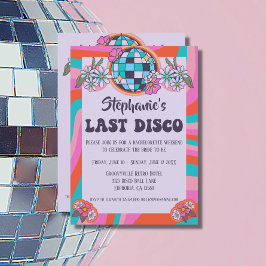 Laatste uitnodiging van Disco Retro Bachelorette