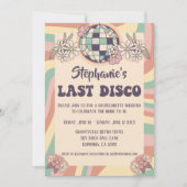 Laatste uitnodiging van Disco Retro Bachelorette (Voorkant)