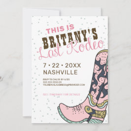 Laatste uitnodiging van Rodeo Roze Bachelorette