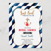 Laatste uitnodiging voor de douche van de bruidsze (Voorkant / Achterkant)