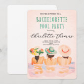 Laatste uitspatting voor de ring Bachelorette Bash Kaart (Voorkant / Achterkant)