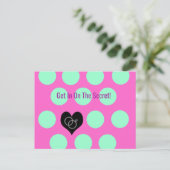 Laatste uitspatting voor de ring Save The Date-ans Aankondigingskaart (Staand voorkant)