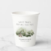 Laatste uitstap voor het vrijgezellenweekend van d papieren bekers (Voorkant)