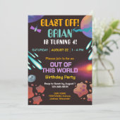 Laatste uitzending buitenruimte uitnodiging (Staand voorkant)