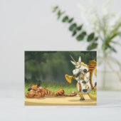 Laatste Unicorn-Briefkaart Briefkaart (Staand voorkant)