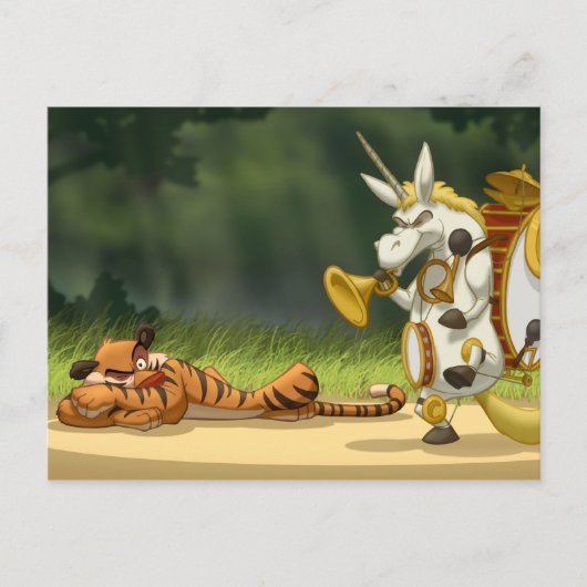 Laatste Unicorn-Briefkaart Briefkaart (Voorkant)