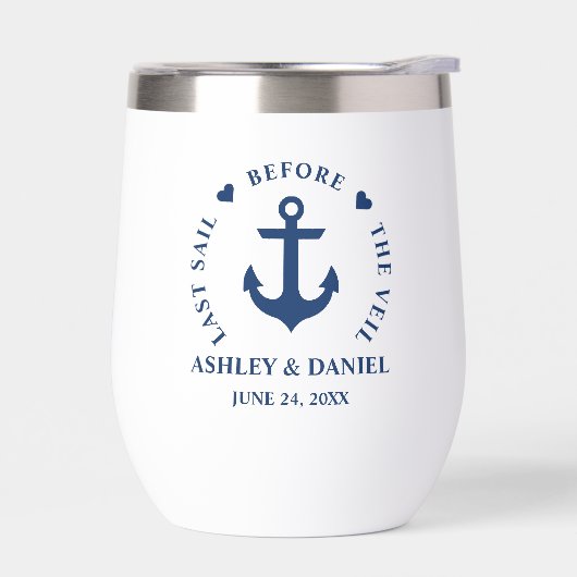 Laatste vaart voor de sluier nautische bruiloft (Links)