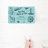 Laatste vaart voor de Veil Beach Bachelorette Part Spandoek (Insitu)