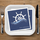 Laatste vaart voor de Veil Helm Bachelorette Party Servet