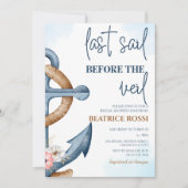 Laatste vaart voor het sluier nautisch Vrijgezelle Kaart (Voorkant)