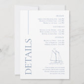 Laatste vaart voor het Veil Bachelorette weekend Kaart (Achterkant)