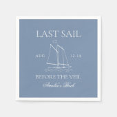 Laatste vaart voor het Veil Bachelorette weekend Servet (Voorkant)