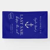 Laatste vaart voor het Veil Bachelorette weekend Spandoek (Horizontaal)