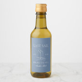 Laatste vaart voor het Veil Bachelorette weekend Wijn Etiket (Voorkant)