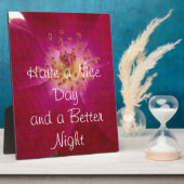 Laatste Valentijnsdag gecontroleerd Roos Fotoplaat (Zijkant)