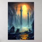 Laatste van Atlantis | AI Art Poster (Voorkant)