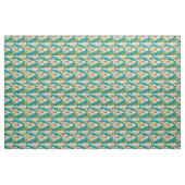 Laatste van Blauwgroen Stof (Yard (91,4 cm))