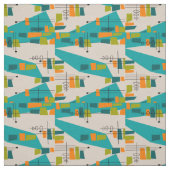 Laatste van Blauwgroen Stof (Swatch)