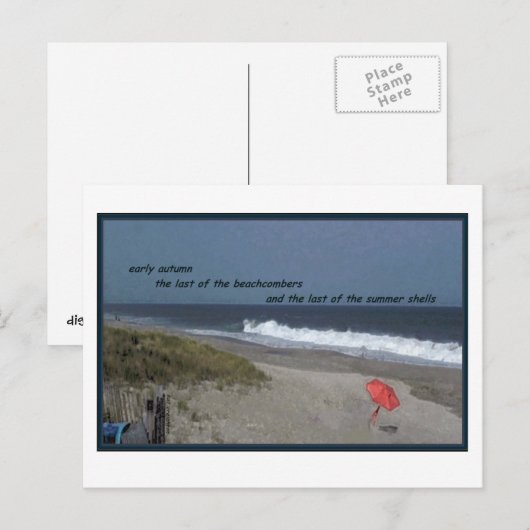 Laatste van de Beachcombers Briefkaart (Voorkant / Achterkant)