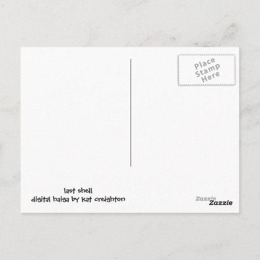 Laatste van de Beachcombers Briefkaart (Achterkant)