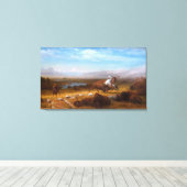 Laatste van de Buffels Canvas Afdruk (Insitu (Houten vloer))