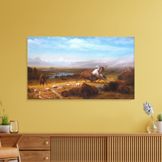 Laatste van de Buffels Canvas Afdruk (Insitu (Woonkamer))