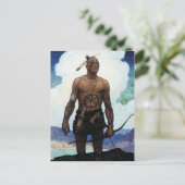 Laatste van de Mohikanen Briefkaart (Staand voorkant)