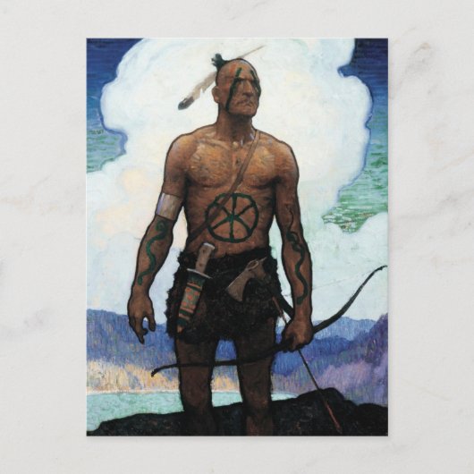 Laatste van de Mohikanen Briefkaart (Voorkant)