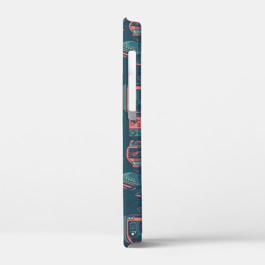 Laatste van het verleden: Tech van 80 Case-Mate iPhone Case (Achterkant / Links)