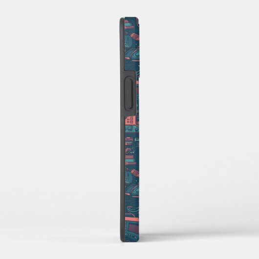 Laatste van het verleden: Tech van 80 Case-Mate iPhone Case (Achterkant / Rechts)