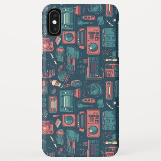 Laatste van het verleden: Tech van 80 Case-Mate iPhone Case (Achterkant)