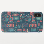 Laatste van het verleden: Tech van 80 Case-Mate iPhone Case (Achterkant (horizontaal))