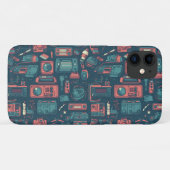 Laatste van het verleden: Tech van 80 Case-Mate iPhone Case (Achterkant (horizontaal))